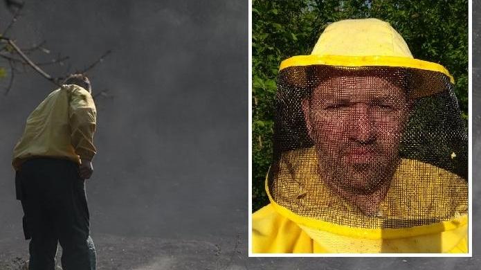 «La notte in lotta con le fiamme per salvare più di un milione di api»