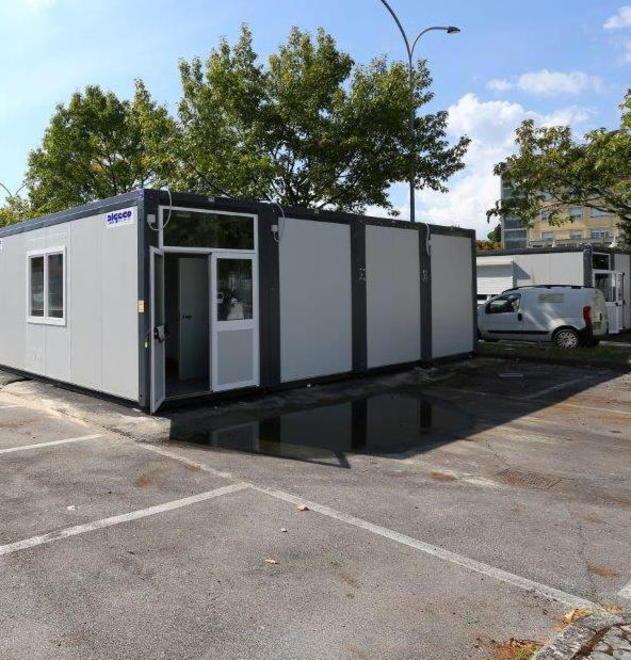 Arrivati i prefabbricati per l’istituto Paladini