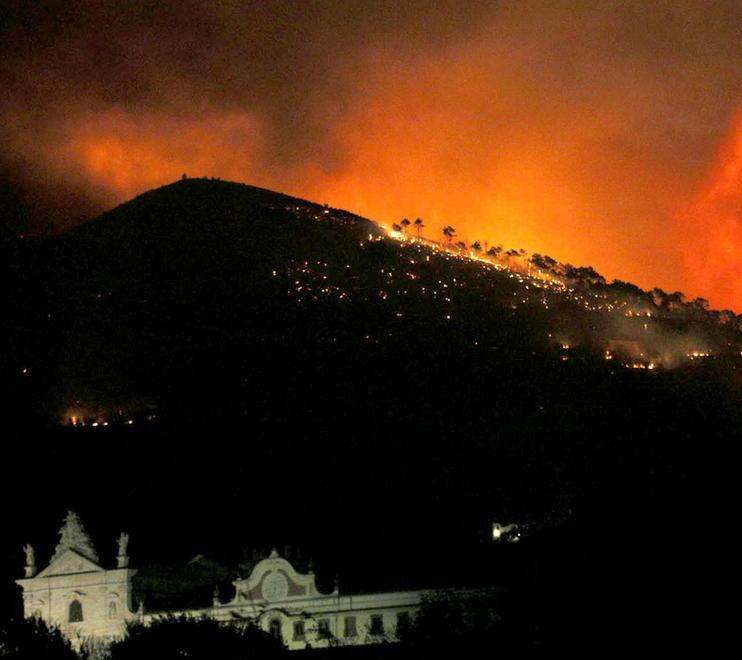 Tanta paura anche da questo lato del Serra 