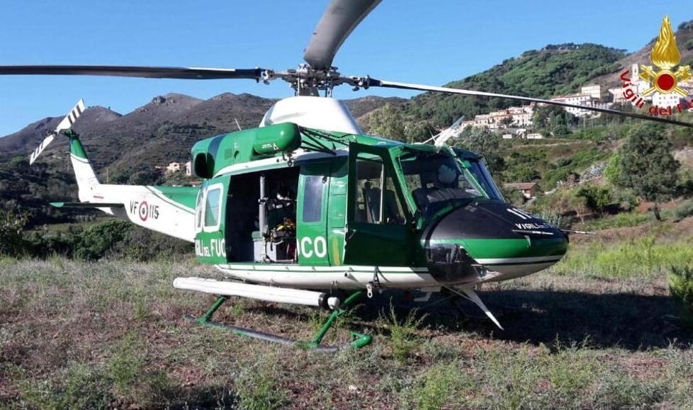 Un vasto spiegamento di vigili e volontari
