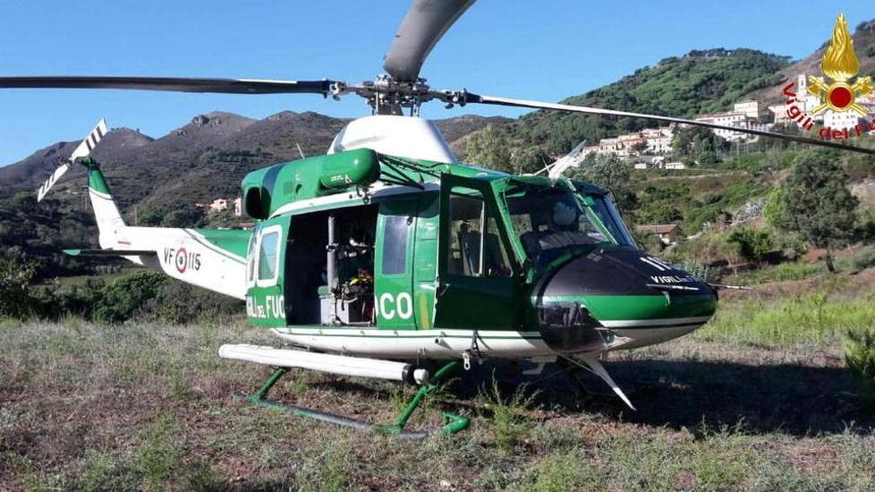 Un vasto spiegamento di vigili e volontari