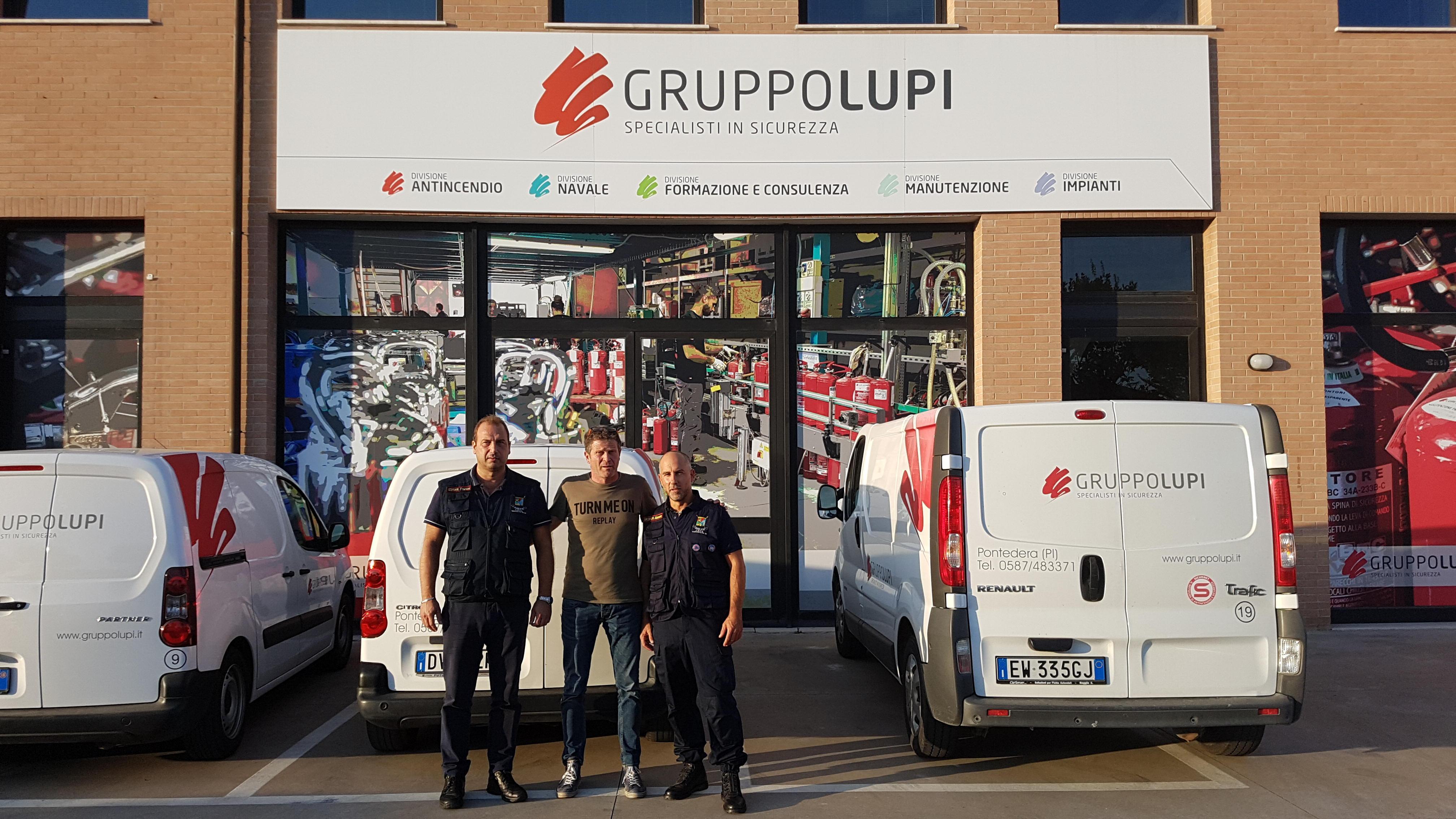 I rappresentanti del gruppo Cota