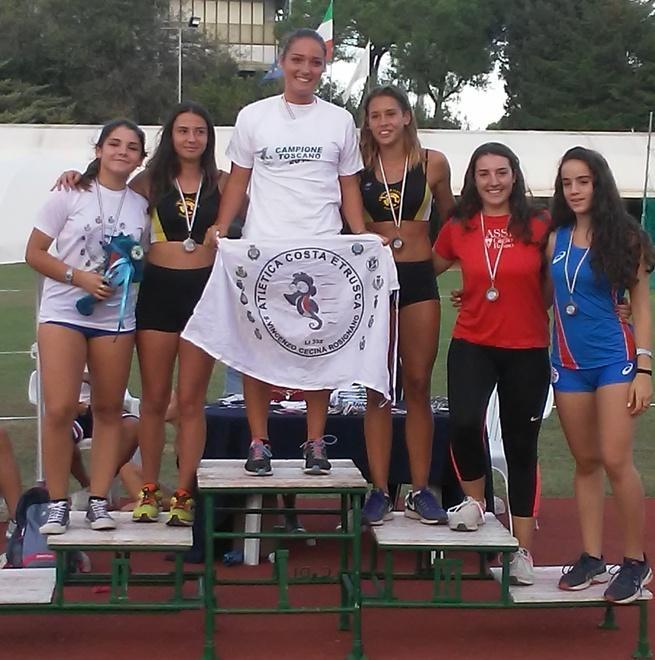 Super Cecilia Pistolesi vince il titolo regionale nel disco e nel peso 
