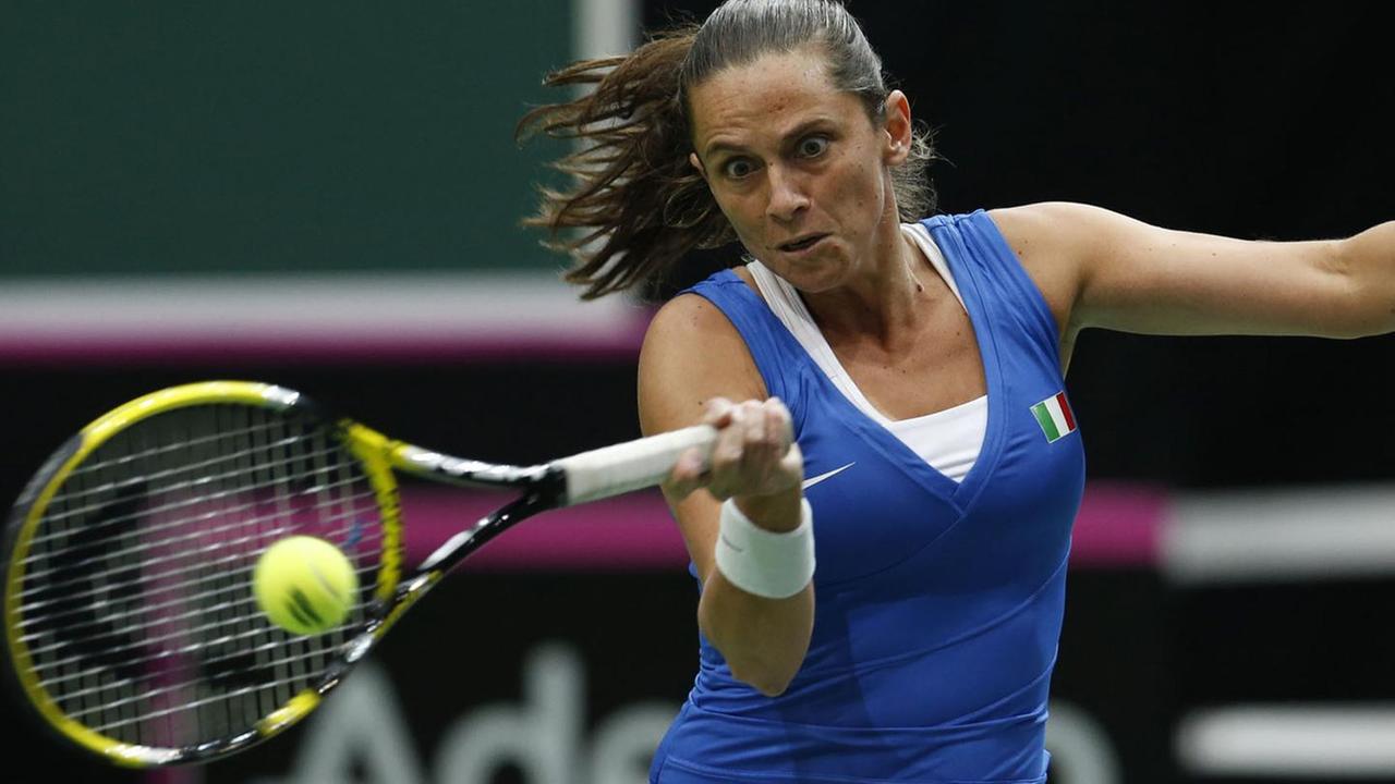 La sfida tra i miti del tennis si veste di rosa con Roberta Vinci e Mara Santangelo