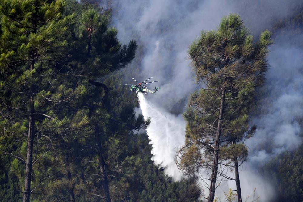 L’area del rogo divisa in 5 settori d’intervento