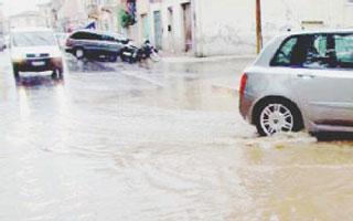 Nubifragio manda la città in tilt