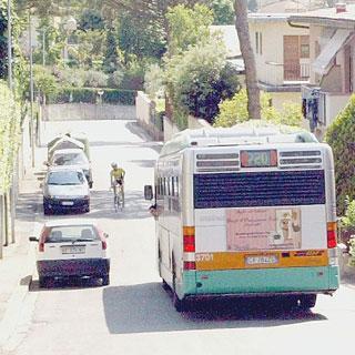 Auto più lontane dalle abitazioni