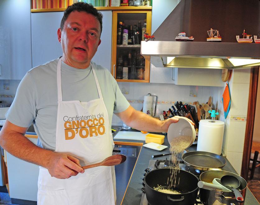 Sorbara. Il risotto con zucca e dadi di cotechino Un trionfo di sapori tutti modenesi 