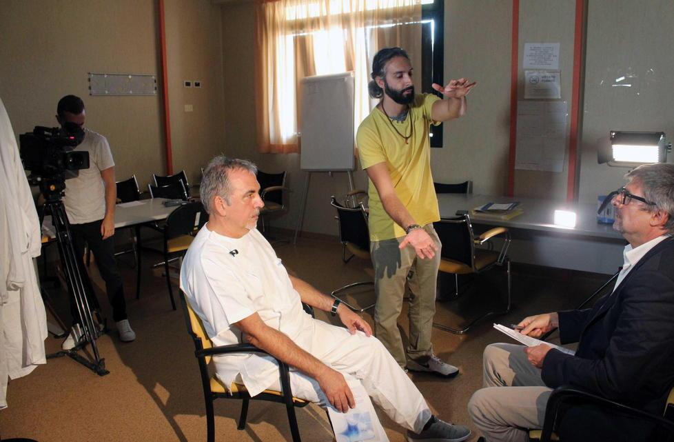 L’infermiere eroe alla Vita in Diretta