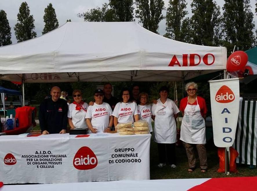 I volontari Aido alla Sagra