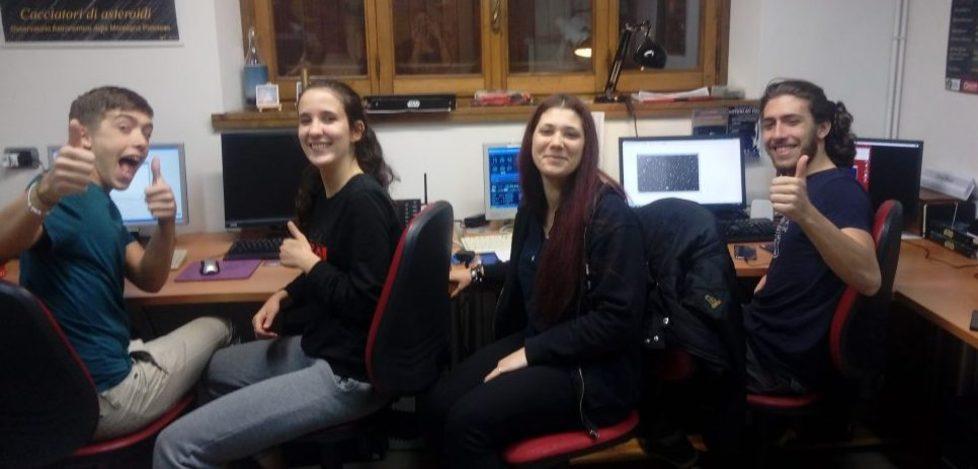 Minor Planet Bulletin l’articolo è a firma di 4 studenti montani 
