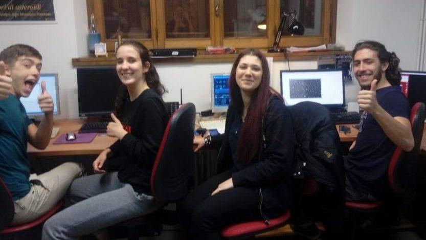 Minor Planet Bulletin l’articolo è a firma di 4 studenti montani