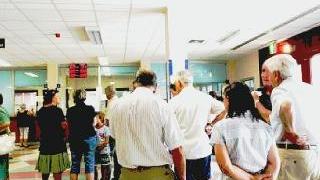 Pazienti in ospedale Qui siamo davanti al Cup