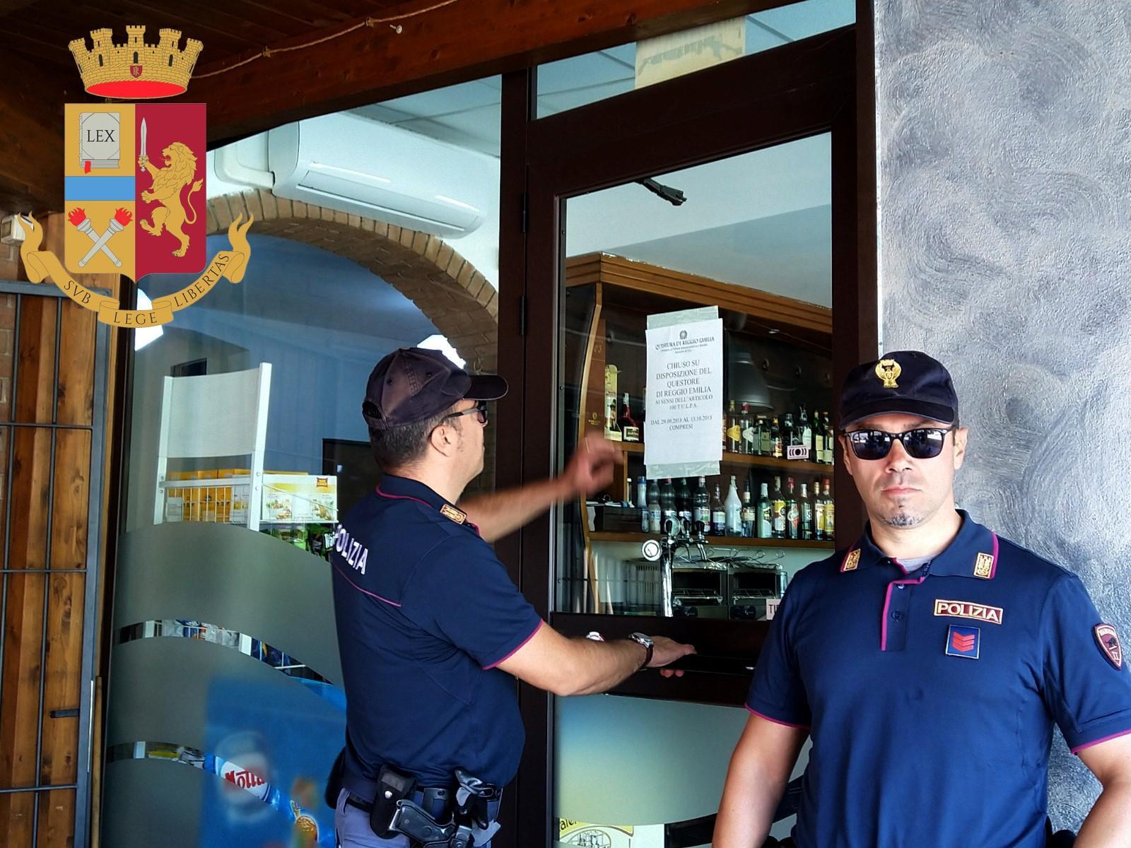 Reggio Emilia, cocaina nascosta nel bagno: il questore chiude il bar Gastone