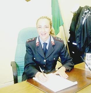 Il comandante della polizia municipale Michela Cupini