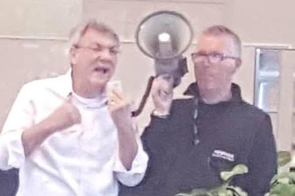 Landini alla Hitachi Rail per l'assemblea Cgil