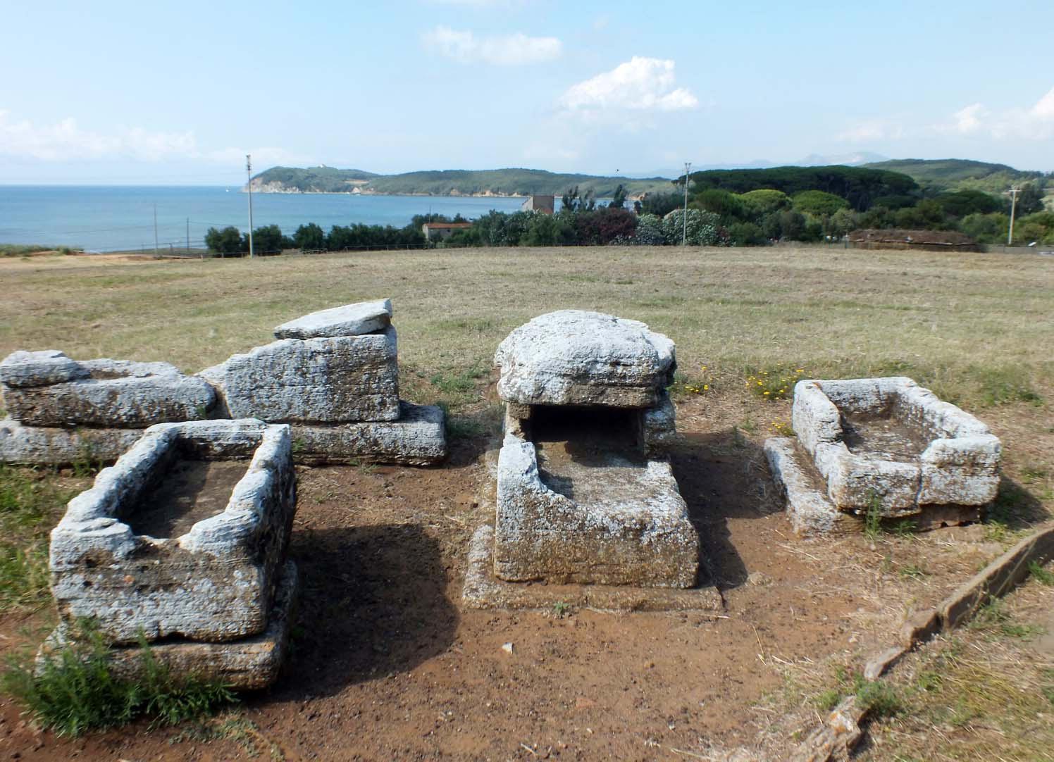La necropoli etrusca di San Cerbone a Baratti (foto Paolo Barlettani)