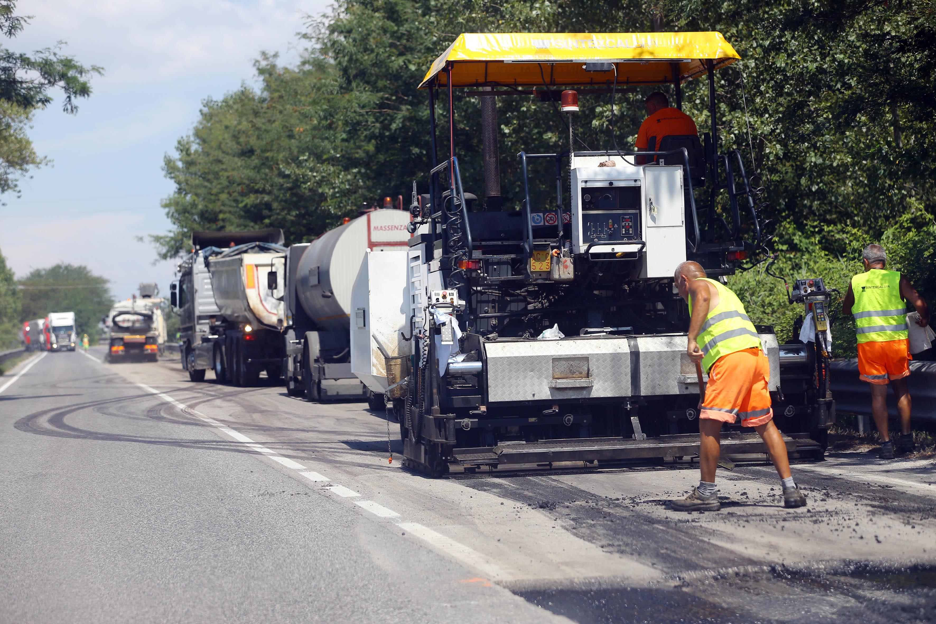 Lavori sulla Romea