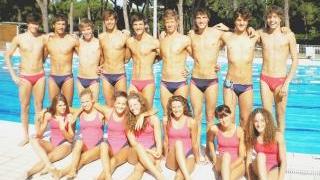 Gli atleti della Futura che partecipano ai campionati giovanili di nuoto a Roma