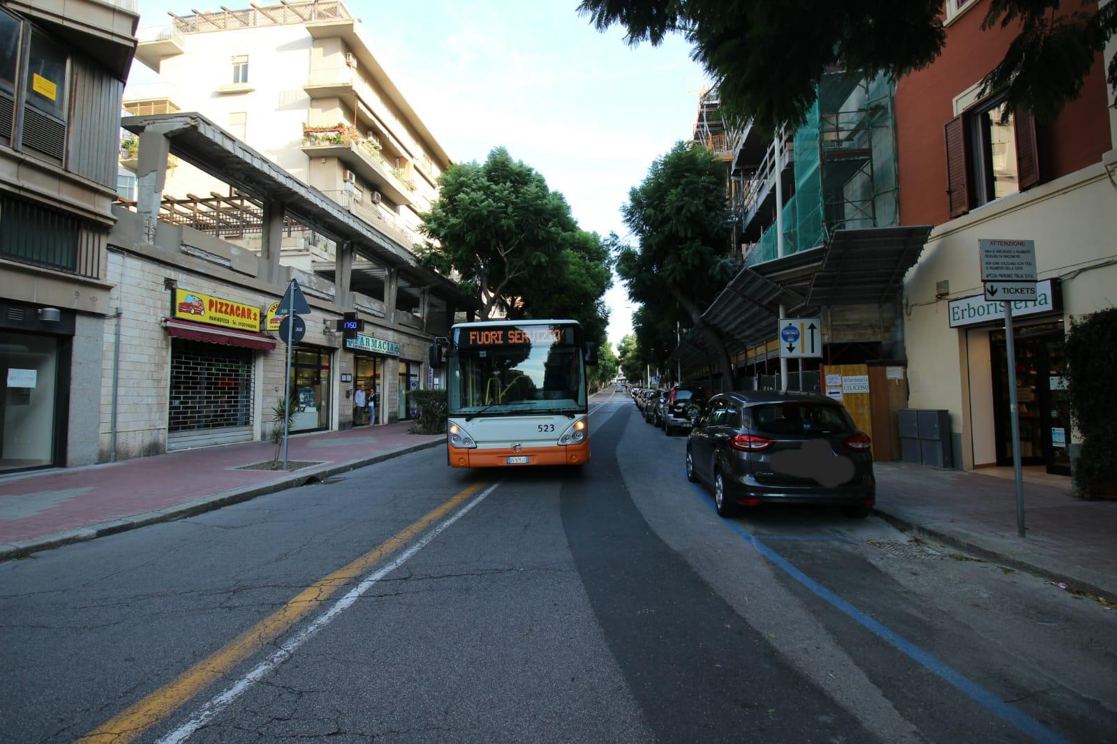 L'incidente in via Pessina (foto Mario Rosas)
