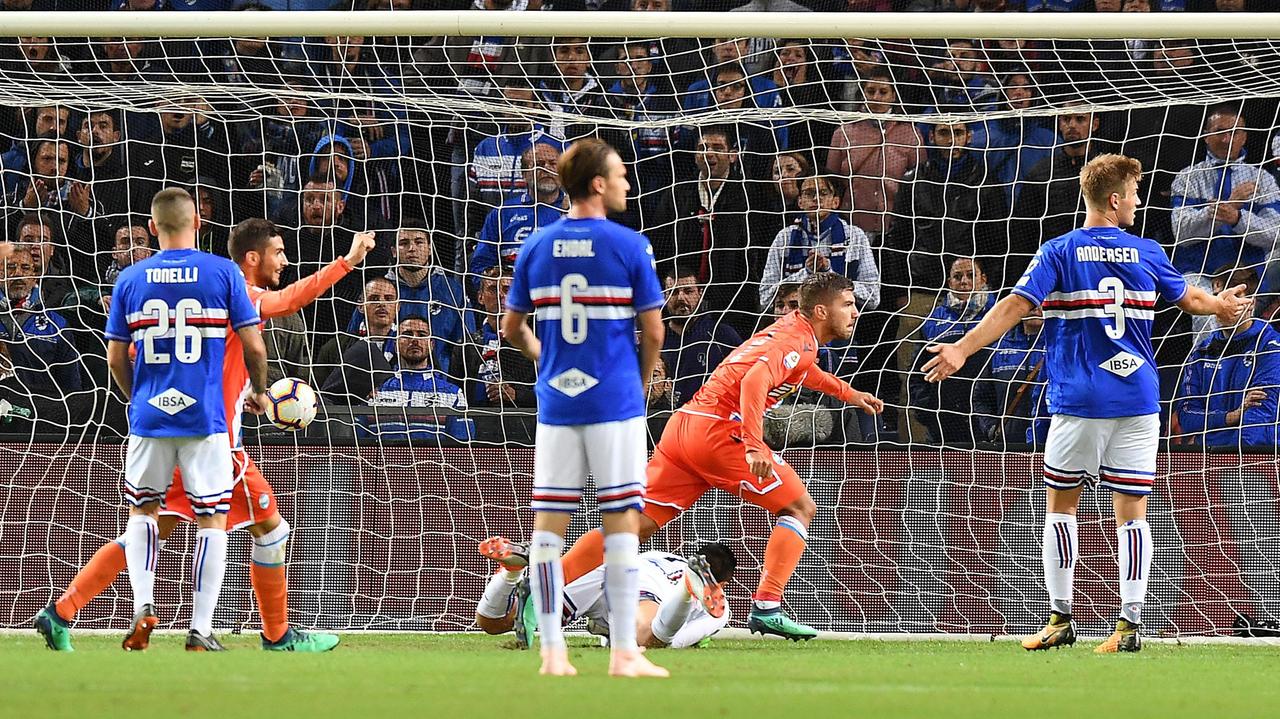 Tramontana Samp: il sogno della Spal viene spazzato via