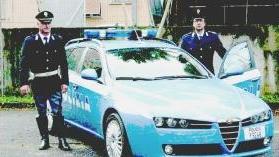 Una pattuglia della polizia