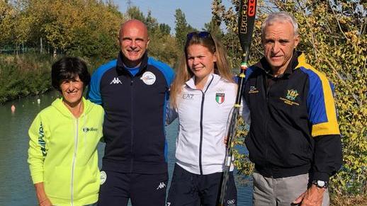 Lucrezia Zironi con il suo staff