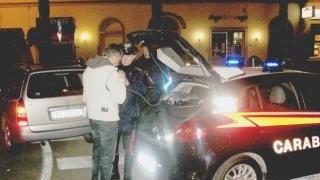 Controllo con l’etilometro dei carabinieri