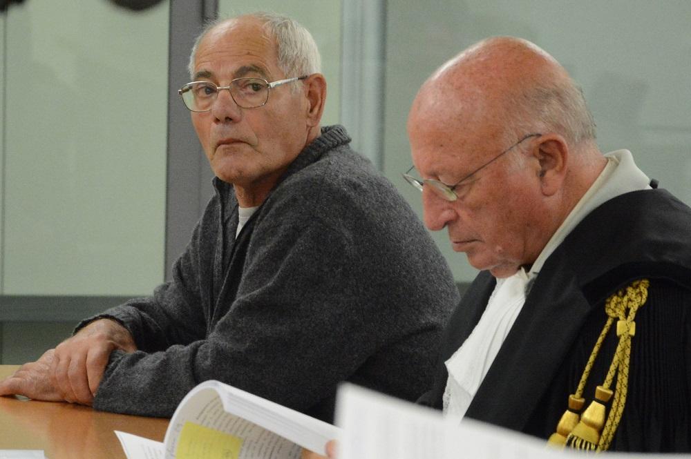 Marciano Alba nel 2015 al processo di secondo grado
