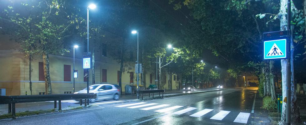 In viale Monte Kosica l’unico che si vede