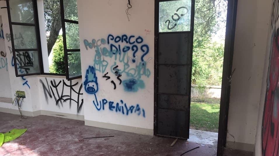 Sassari, i vandali in azione alla ex Colonia 