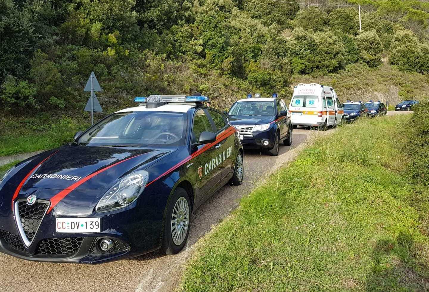 Jerzu, tragico volo nella scarpata 