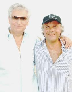 Il patron Gherardo Guidi e Jerry Calà
