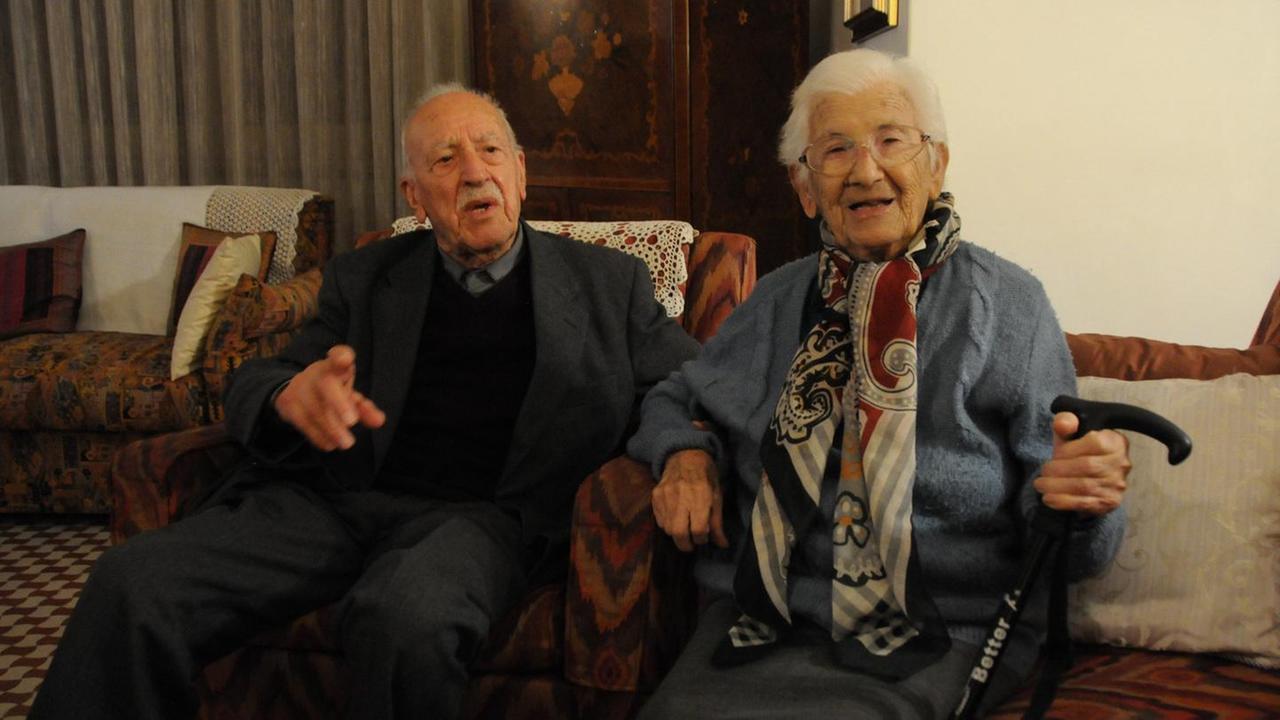 La coppia più longeva: sposi da settantun anni 