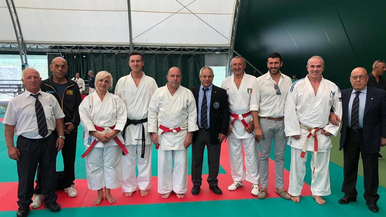 Lezione di aggiornamento per tecnici di karate