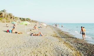 La spiaggia nel tombolo sud a Marina di Cecina dove è avvenuta la tragedia