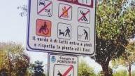 Il cartello di divieto