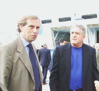 La sede della Porto 2000 e sopra gli ex vertici della società Bruno Lenzi e Bruno Crocchi. Sotto i verbali dell’inchiesta