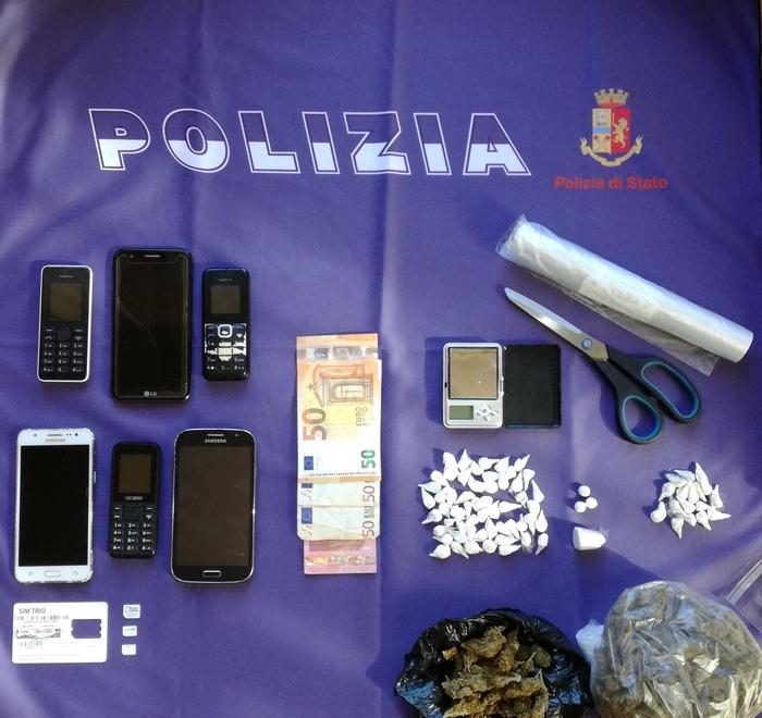 Aveva shaboo, eroina e cocaina Preso spacciatore nigeriano 