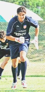 <strong>TRA I PALI </strong>Alessandro Flauto al primo allenamento in arancione sul terreno del Turchi