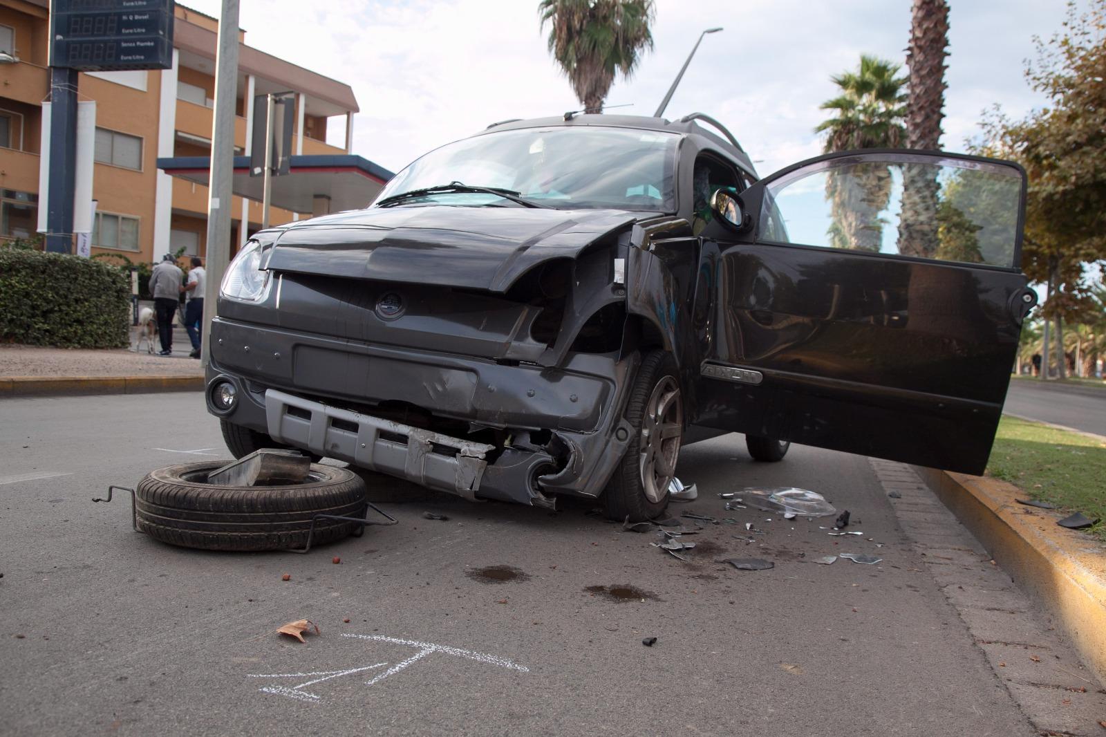 L'incidente sul lungomare Barcellona ad Alghero 