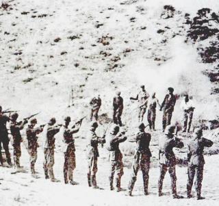 Una fucilazione dei nazisti
