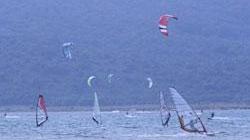 Manovre pericolose in mare, multate da 172 euro per unidici kite surfisti