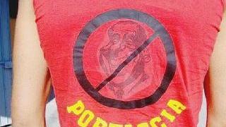 <strong>LA CARICATURA </strong>incriminata del rione Portaccia