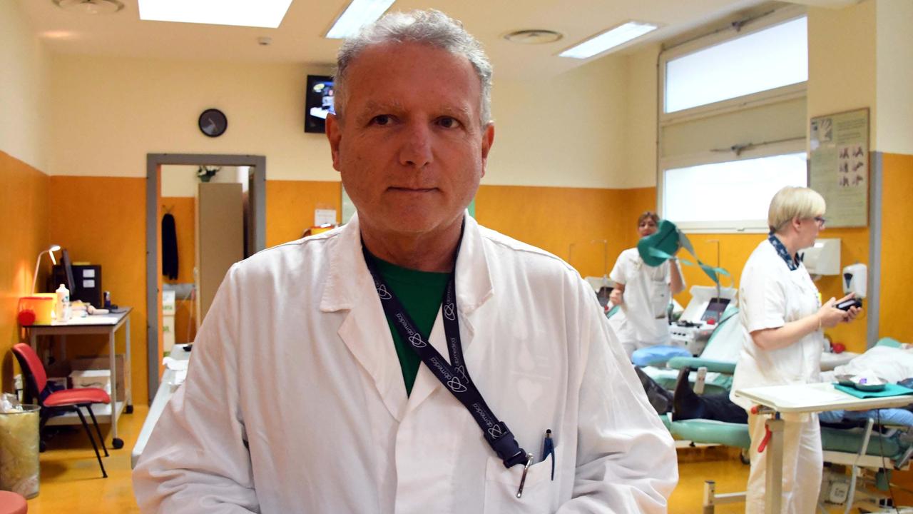 Il dottor Fabrizio Niglio, responsabile del centro trasfusionale di Pontedera e di quello di Volterra