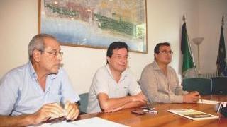 Da sinistra, Patrizio Petrucci, Claudio Martini, Luca Lunardini