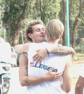 Tirrenia: l’abbraccio finale con Bergvold