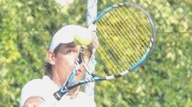 Marcora, la sorpresa del torneo; sotto Piccari, a destra il monegasco Oger