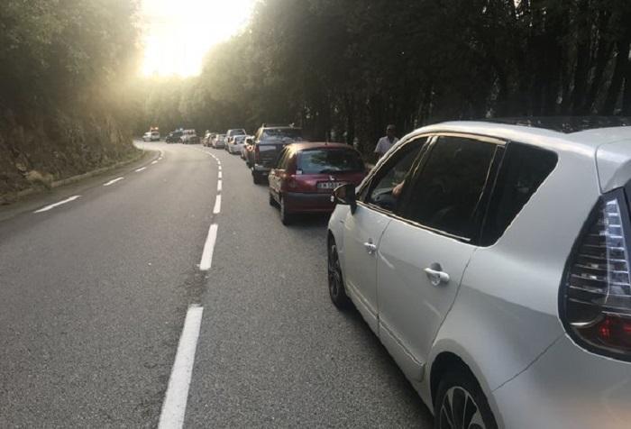 Il luogo dell'incidente (foto P.P. per il Corse Matin)