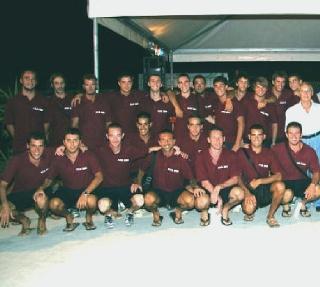 A sinistra la prima squadra dell’Asd Vada